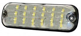 LED Strobelys med Oransje LED 12 og 24 Volt